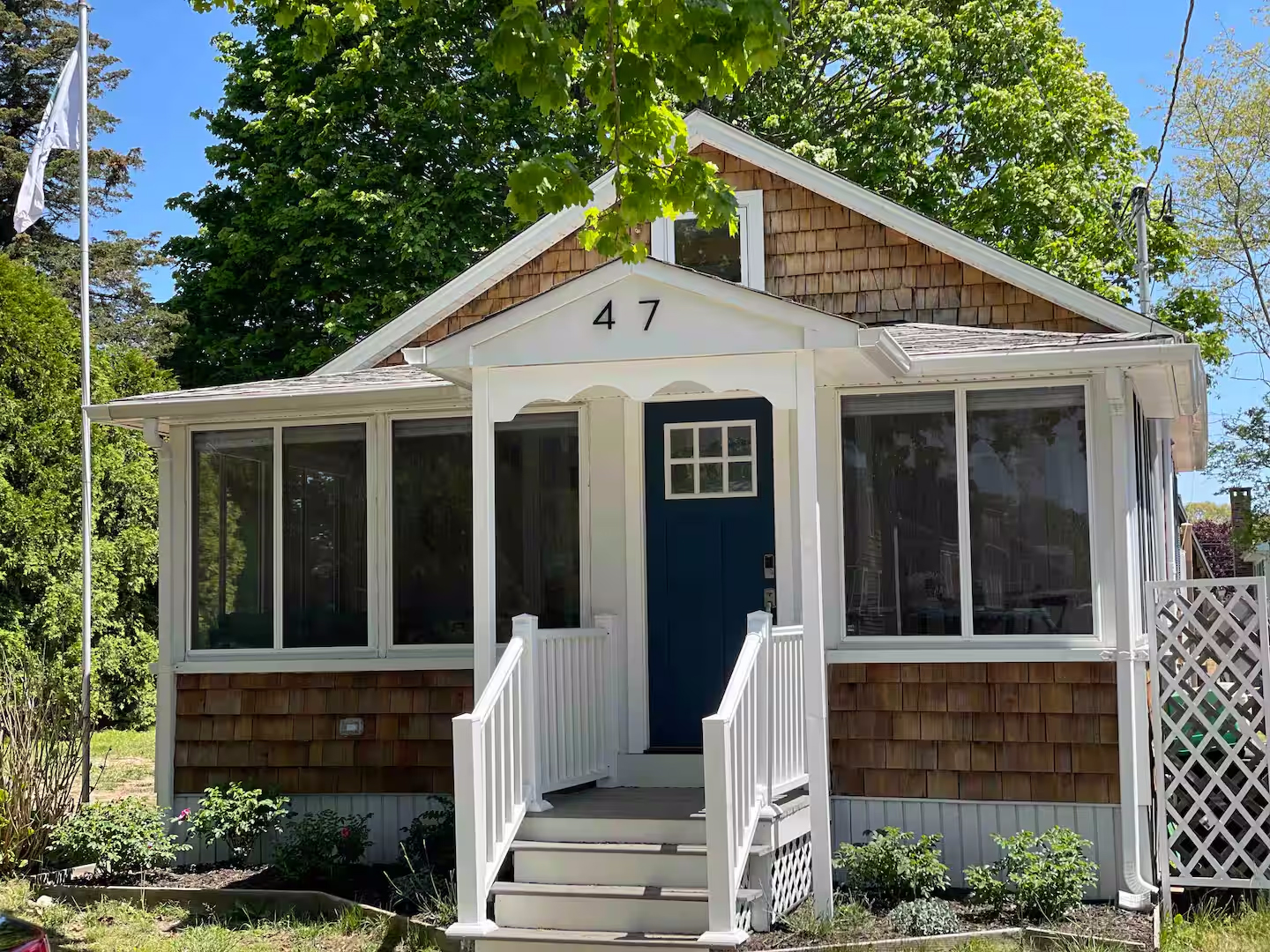 Exterior of the cottage