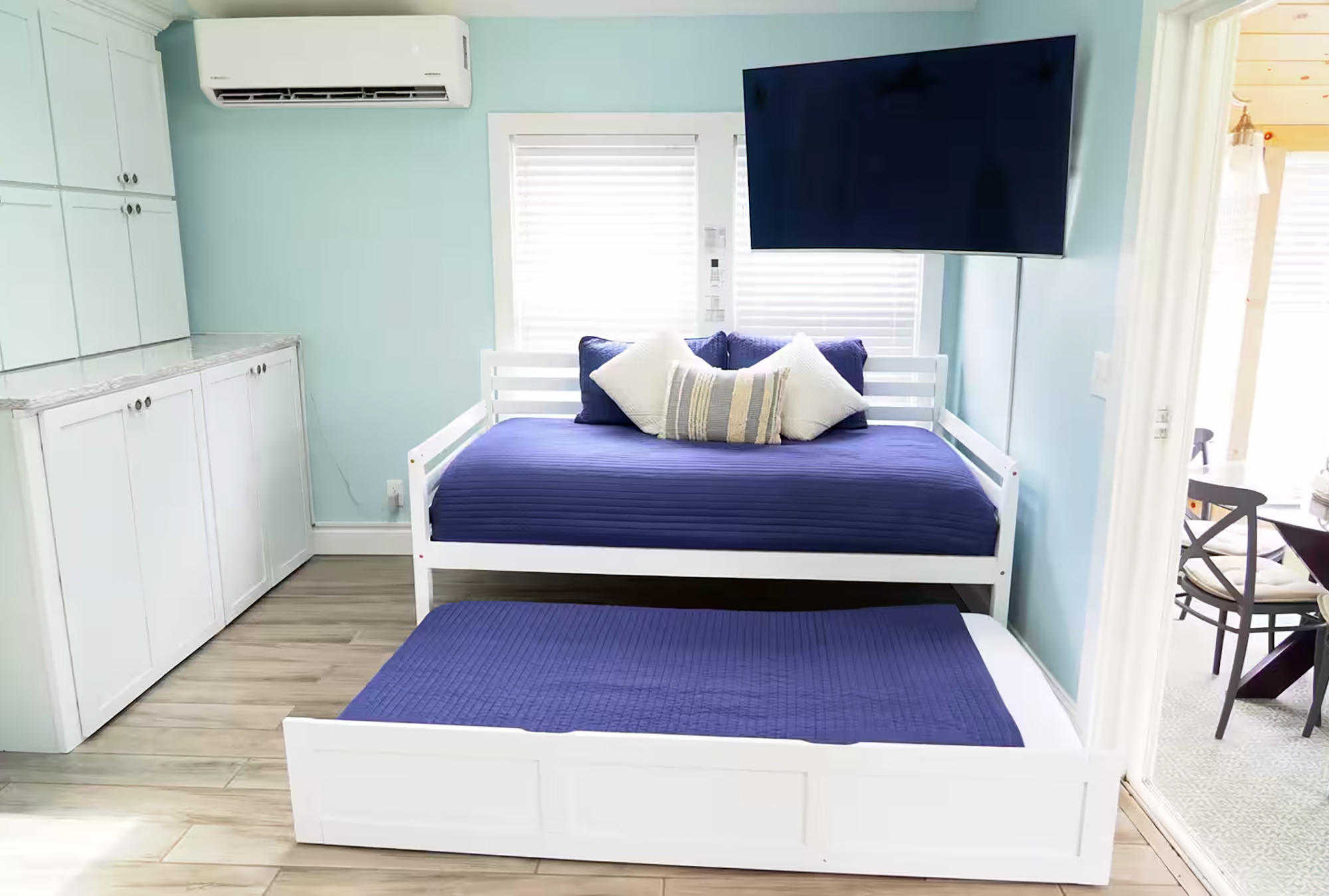 Living Room, pull-out trundle bed, view two